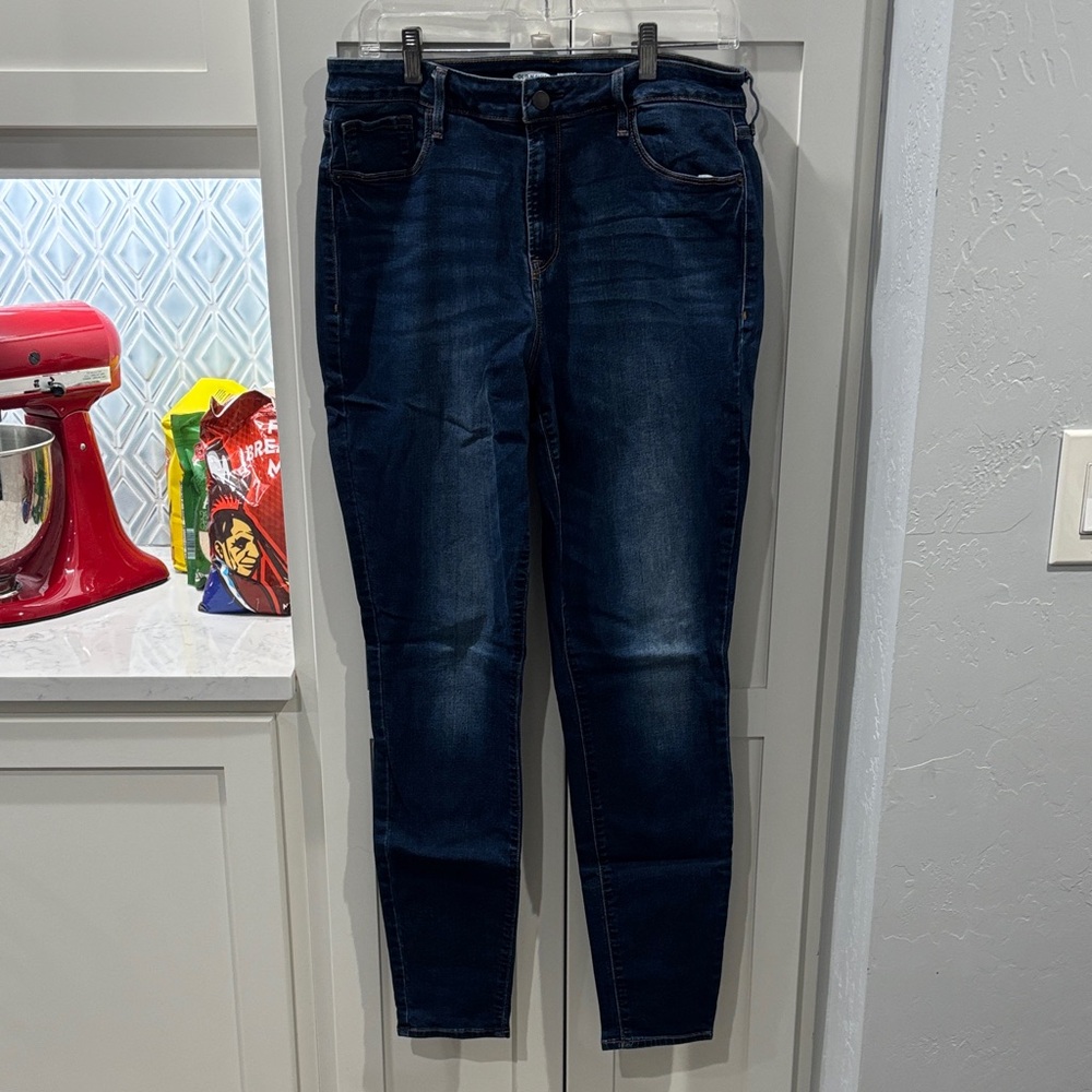 Old Navy Women's Dark Blue Skinny Jeans
